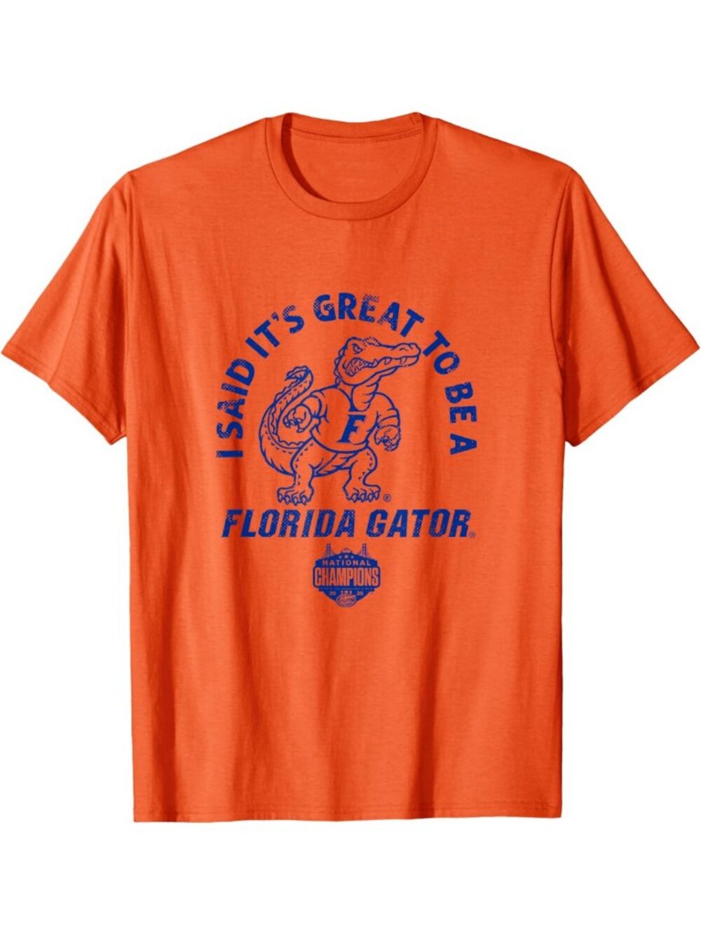Florida Gator NCAA Champions T-Shirt | College Sports Fan Tee | Unisex Casual